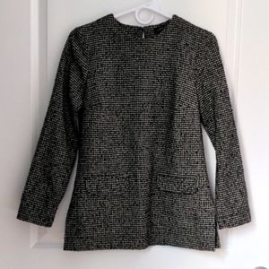 Zara Woman Tweed Top Size XS
